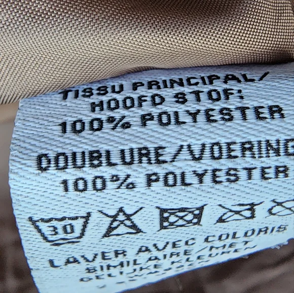 ARMAND THIERY utility raincoat jacket long TAN Size 14/16 - Picture 15 of 16